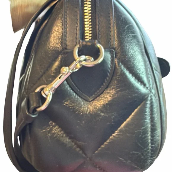 Coach Rowan Black Nappa Leather Quilted - Picture 3 of 10